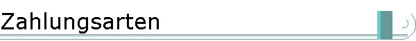 Zahlungsarten